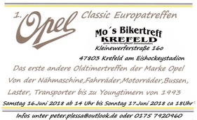 Logo der Veranstaltung «1. Opel Classic Europatreffen»
