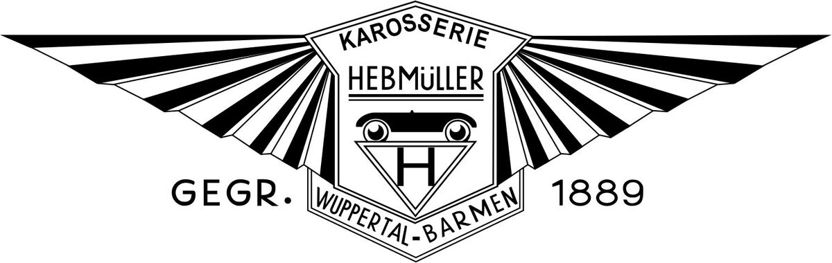 Logo der Veranstaltung «Karosserie Hebmüller Oldtimer-Treffen»