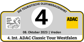 Logo der Veranstaltung «4. Int. ADAC Classic Tour Westfalen» Logo der Veranstaltung «4. Int. ADAC Classic Tour Westfalen»