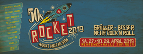 Logo der Veranstaltung «50's Rocket - Oldtimer, Motorcycle Show & Market»