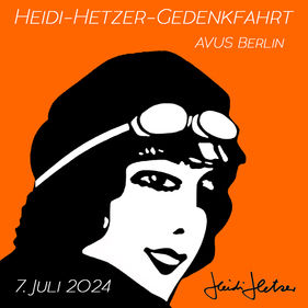 Logo der Veranstaltung «Heidi-Hetzer-Gedenkfahrt» Logo der Veranstaltung «Heidi-Hetzer-Gedenkfahrt»
